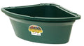 Little Giant Plastic Corner Feeder Bucket (Green) Durable & Useful Space Saving Corner Feed Trough (26 Quart) (Item No. PCF6GREEN)