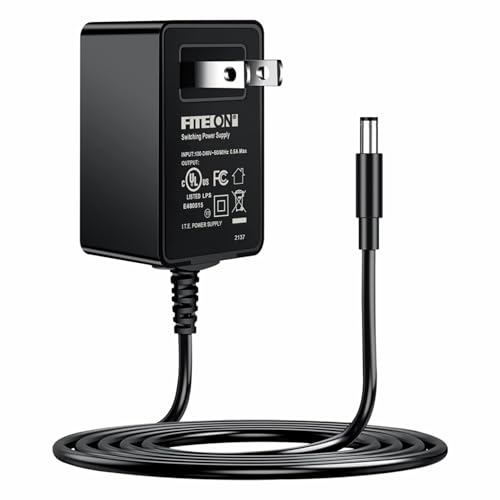 DC 9V Adapter Compatible with ChickenGuard Automatic Chicken Coop Door openers; Models S5, P5, X5, PRO, PRO Solar Electric Auto Chicken Coop Door Power Supply Cord Cable Charger (5FT/1.5M)