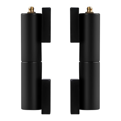 Skelang 5" Gate Hinges, Heavy Duty Barrel Gate Hardware, Weld-on Mount for Swing Gate, Trailer Lift Gate, Tube Gate, Total Load Capacity 3300 Lbs, 2 Sets - size: 5 Inch