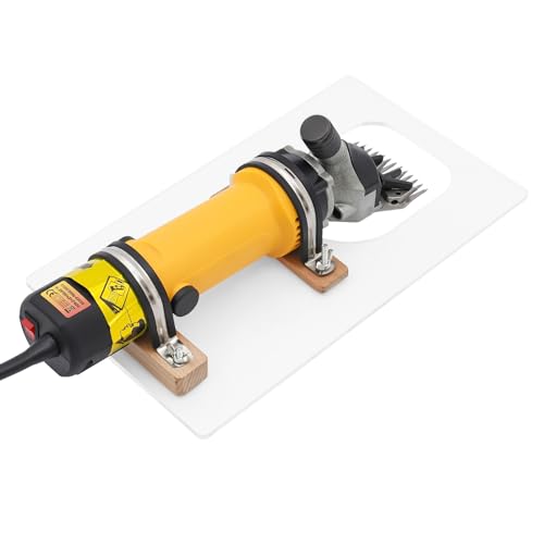 Carpet Trimmer with Shearing Guide, 690W Rug Shears Carpet Carving Tool | Electric Sheep Clippers Low Vibration Rug Trimmers, 2800RPM 6 Adjustable Speed, for Thick Horses Sheep Alpacas Goats