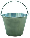 Little Giant® Stainless Steel Dairy Pail | Galvanized Metal Utility Bucket with Handle for Gardening & Farming | Cow Pail | 13 Quart - size: 13 Quart