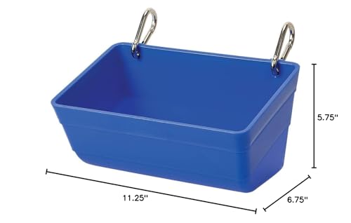 WEAVER Small Animal Feeder 3 Qt - color: Blue