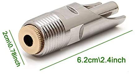 Stainless Steel Pig Waterer,NPT 1/2" Automatic Pig Nipple Drinker Feeder Waterer (5 pcs)
