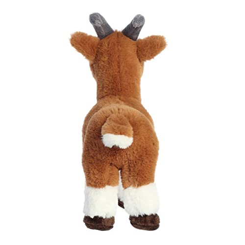 Aurora Eco Nation 8.5" Goat Responsibly Made Stuffed Animal | Fabric made from recycled plastic bottles with embroidered eyes