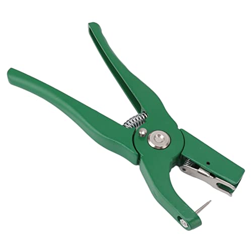 Livestock Ear Tag Plier, Lightweight Aluminum Alloy Ergonomic Design, Ear Tag Applicator Tool, Green Durable Constructio