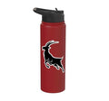 Sunset Wild Goat Capricorn Lover Gift Adult Men Women Kids Stainless Steel Insulated Water Bottle - color: Red
