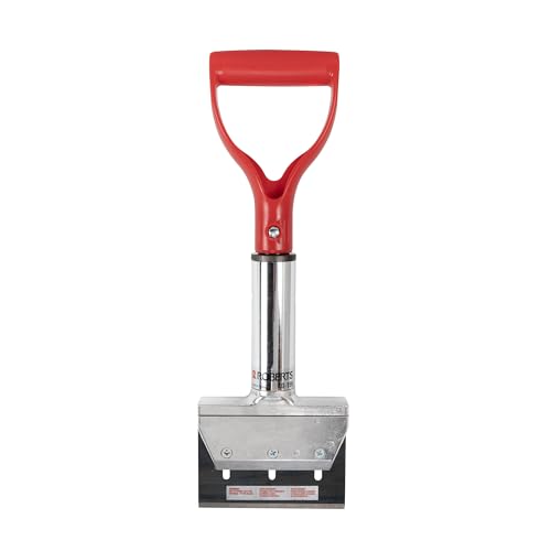 Roberts Floor Scraper,Stiff,6",Carbon Steel 10-195 - 1 Each