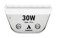 Andis 561462 ceramicEDGE Wide Blade, #30W XFine Cut, Stainless Steel | Extra-wide blade for faster coverage, ideal for sanitary & face trims, fits AG, AGC, DBLC, MBG, SMC & RDLC - size: 30W (0.5 mm)