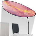 1 Pack Large Adjustable Office Cubicle and Desk Shade,51'' Portable Cubicle Light Shade with Clamp Foldable Rotatable Canopy Blocks Light or Disturbance for Working Accessories (Sunset) - style: Sunset