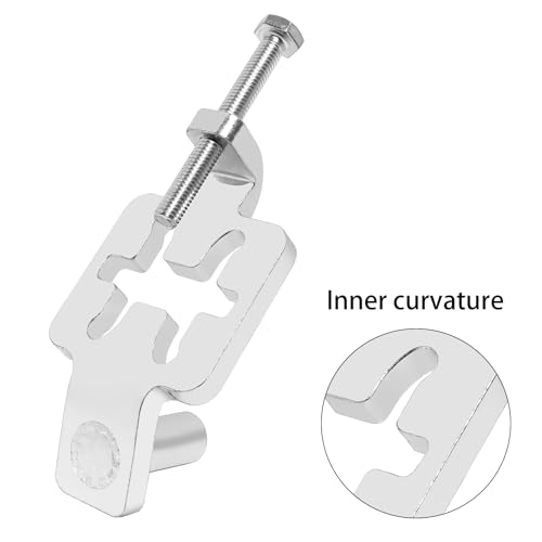 T-Post Gate Hinge Pins 5/8" Shank, Adjustable Hinge Pins for Metal T-Post, Chain Link Fence Gate, Farm & Ranch Use (1-Pack-Arched)