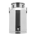 Stainless Steel Milk Bucket with Spigot, 40L/10.5Gallon 201 Steel Milk Buckets with Lid SS Milk Can large Milk Jug Liquid Container, Airtight Design, Keep Food Dry and Fresh - size: 40L/10.5Gallon, w/Spigot