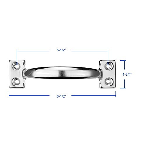 V171 6-1/2" Gate Handle, Screen Door Handle in Stainless Steel Color - size: 1 Pack Stainless Steel