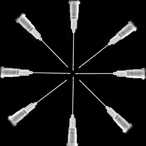 100 Pack 16Ga 1 1/4 Inch Stainless Steel Dispensing Lab Tools Accessories for Scientific Labs, Measuring and Refilling, Individually Wrapped - size: 16G 1-1/4 inch