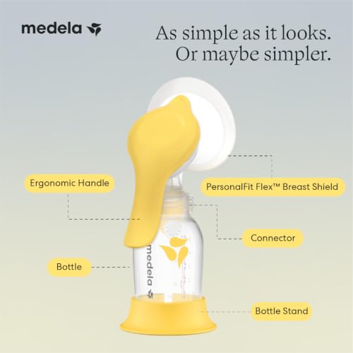 Medela Harmony Manual Breast Pump, On-the-Go, More Milk Output - style: Harmony Manual Breast Pump