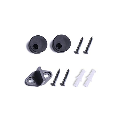 SMARTSTANDARD Sliding Barn Door Hardware Hangers 2pcs (Black) (J Shape Hangers) - style: J