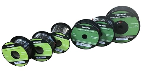 1.6mm 328ft Electric Fence Double Insulated Wire Underground | Electric Fence Double Insulated Underground Hard Cable, Direct Burial 100meters - size: 100meters/328ft, style: 1.6mm