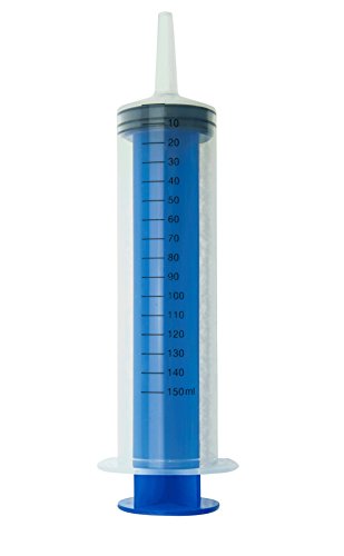 Karlling 150ML Large Big Plastic Hydroponics Nutrient Measuring Syringe - style: 150ML(1 Pack)