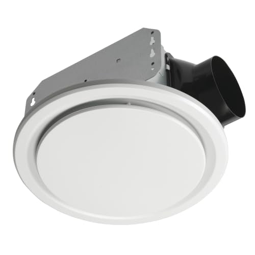Homewerks 110 CFM 2.5 Sones Bathroom Exhaust Fan, HVI/ETL Certified - size: Round 110 CFM