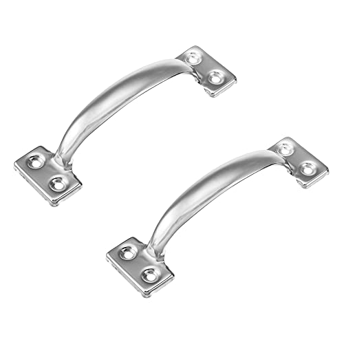 V171 6-1/2" Gate Handle, Screen Door Handle in Stainless Steel Color- 2 Pack - size: 2 Pack Stainless Steel