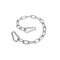 20 Inch Gate Chain Lock for Outdoor Fence, Stainless Steel Gate Link Chain Latch with Double-Ended Carabiners Chain Link Gate Latches for Pet Cages,Horse, Goat, Cow Corral Supplies