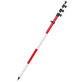 Surveying Aluminum Prism Pole, with Adjustable Adapter and Twist Lock for Land Surveying (15.09 FT/4.6 M) - size: 15.09FT/4.6M