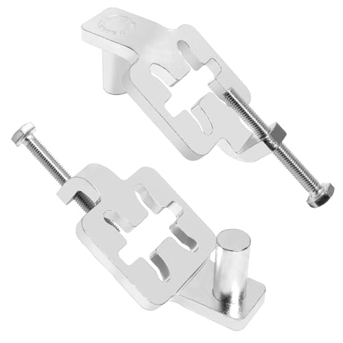 T-Post Gate Hinge Pins 5/8" Shank, Adjustable Hinge Pins for Metal T-Post, Chain Link Fence Gate, Farm & Ranch Use (1-Pack-Arched)