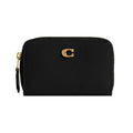Coach Essential Small Zip Around Card Case Black SM - color: Black, size: One Size