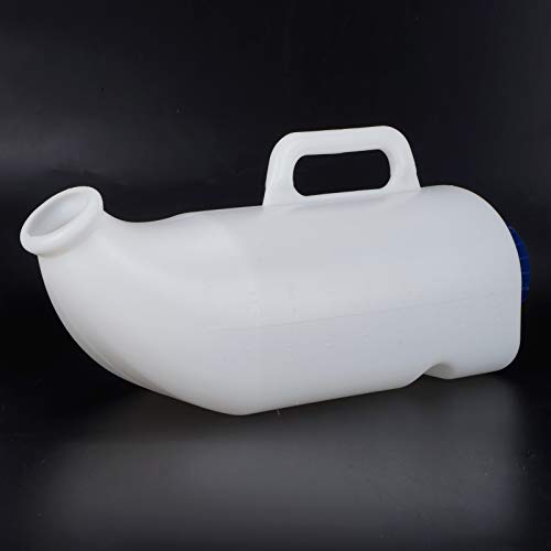Calf Feeding Milk Bottle, 4L Plastic and Rubber Cattle Farm Bottle with Detachable Nipple, Handle for Easy Access