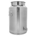 Milk Can with Spout, 20-Gallon Milk Jug Container with Sealed Lid | 304 Stainless Steel Bucket w/ Carry Handle, Airtight Food Storage Container, For Home, Farm, Commercial Kitchen - size: 2560 Ounces