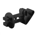 25-Pack Electric Fence T-Post Insulators, Snap-On Extended | Extended Offset · UV-Resistant · Fits T-Posts · For Wire & Polywire - color: Black