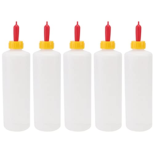 DOITOOL 5Pcs Lamb Feeding Bottle 400ml Animal Feeding Bottles Goat Calf Milk Water Bottles Animal Milk Bottle Feeder for Farm Accessories