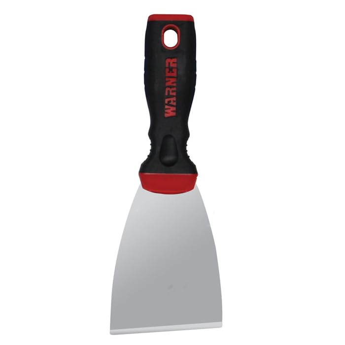 3" Warner 90115 ProGrip Stiff Chiseled Putty Knife - size: 3 Inch, style: Stiff Putty Knife