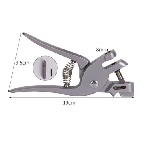 Cattle Ear Tag Applicator, Universal Livestock Ear Tag Pliers, Aluminum Alloy Ear Tagger Puncher for Cow Pig Sheep Goat, Animal Identification Farm Supplies Tool