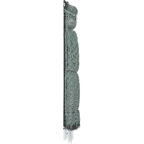 Premier 1 PermaNet® 68"H x 82'L Electric Fence – Deer & Livestock | Green/black, double spike posts. Keeps in sheep, goats & cattle. Keeps out deer, bear & coyotes. Energizer sold separately.