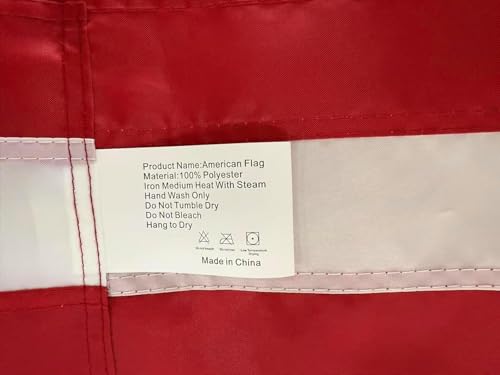 American Flag Pole Sleeve Banner Style Embroidered Stars, Sewn Stripes, Heavy Duty Durable Polyester USA US Flag Outdoor Indoor Flags (Pole NOT Included) (2X3 FT Pole Sleeve) - size: 2x3 Ft Pole Sleeve