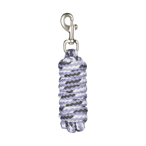 Horze Adepto Soft Durable Polyester 7' Lead Rope with Snap Hook | Horses and Livestock - color: Languid Lavender Purple