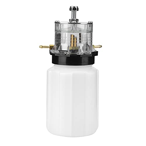 Oil Pot Milking Machine, Plastic Milker Oil Pot Can for Cow Sheep Goat Milking Machine Vacuum Pump Accessory