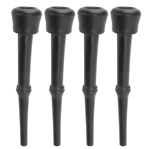 Generic 4PCS Milking Machine Liners Soft Non Rubber Replacement Parts for Cow Milking Machine Accessories Black 322mm