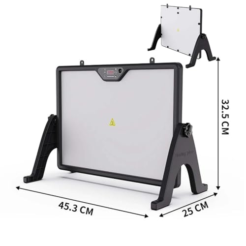 GROZY Double-Sided Chick Brooder Heat Plate 86-167°F Adjustable Temperature Angle Heater with Remote LED Night Light & Temp Display, Energy Saving Chicken Coop Heater for Chicks Ducks Cats Dogs