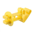 25-Pack Electric Fence T-Post Insulators, Snap-On Extended | Extended Offset · UV-Resistant · Fits T-Posts · For Wire & Polywire - color: Yellow