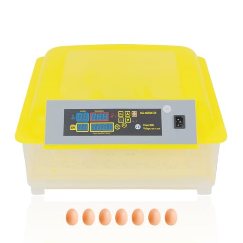 PIT66 (48 Eggs) Fully Automatic Self-energizing Incubator for Chickens, Ducks, Geese and Other Poultry &Quail, Pigeons and Other Birds