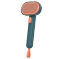 Aumuca Skin Friendly Self-Cleaning Slicker Brush for Dogs & Cats, Gentle Pet Grooming Tool for Shedding & Deshedding, Efficient Hair Remover for Long & Short Haired Pets | Self Cleaning Pet Brush for Long or Semi-Short Haired Cats, Removing Loose Fur & Ta