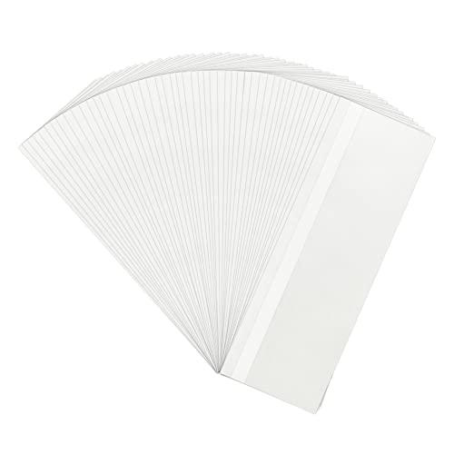 Dichroma 50 Pack Sticky Window Fly Traps Indoor Fly Paper Stickers Clear | Fly Strips for Window Fruit Fly Gnat Trap