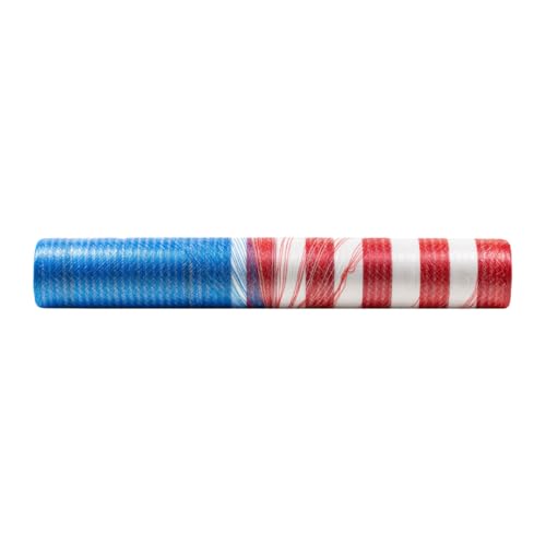 Freedom Round Bale Net Wrap, 64 in x 8000 ft, Fits 5 ft - 1 Roll | Red, White, and Blue Patriotic UV-resistant Polyethylene Net Wrap for Agricultural Hay, Corn stalks, and Alfalfa Baling