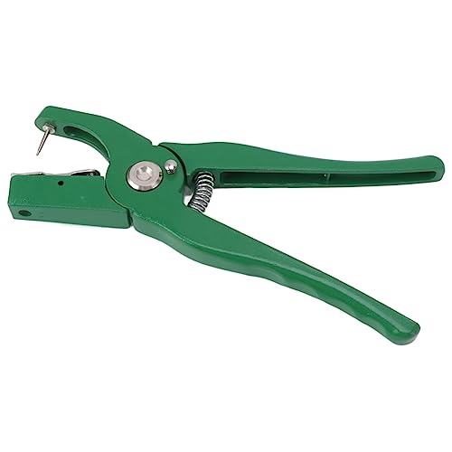 Livestock Ear Tag Plier, Lightweight Aluminum Alloy Ergonomic Design, Ear Tag Applicator Tool, Green Durable Constructio