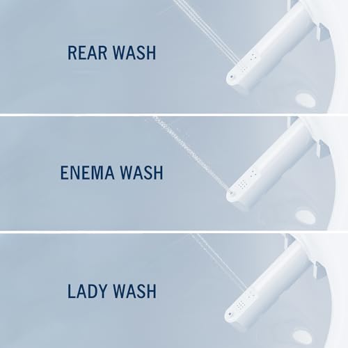 Lotus Bidet ATS-1000 Elongated with Enema Wash (Purestream) for constipation relief, Heated Seat With Remote Control, Temperature Controlled Wash, Warm Air Dryer, Easy DIY Installation, Made in Korea.