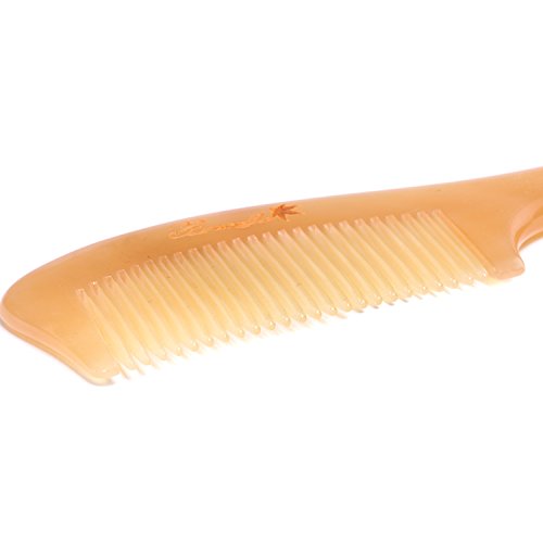 Fine Tooth Hair Comb for Women, Natural Detangling Horn Comb | Anti Static, Natural Sheep Horn, Scalp Massage, Easy to Detangle, Grooming, Wet, Dry, Curl, Beard, Hair Brush - color: Fine Tooth