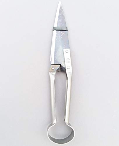 DUE BUOI SINGLE BOW STRAIGHT SHEEP SHEARS DB 160/34-6"1/3 BLADE LENGTH - 13"1/2 TOTAL LENGTH