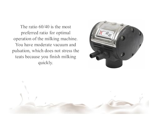 60/40 Cow Pulsator Vacuum Regulator Kit for Milking Machines, with Repair Kit, 60 Pulse/Min