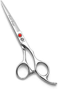 Purple Dragon 6" Sharp Edge Hair Cutting Shears with Bag | Includes Bag, 440C stainless steel, Pet/Puppy/Cat Grooming Scissors, Perfect for Barber or Dog Groomer - size: 6.0 inch